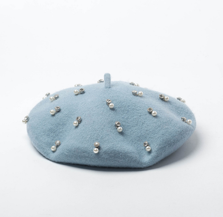 Beret with Pearls