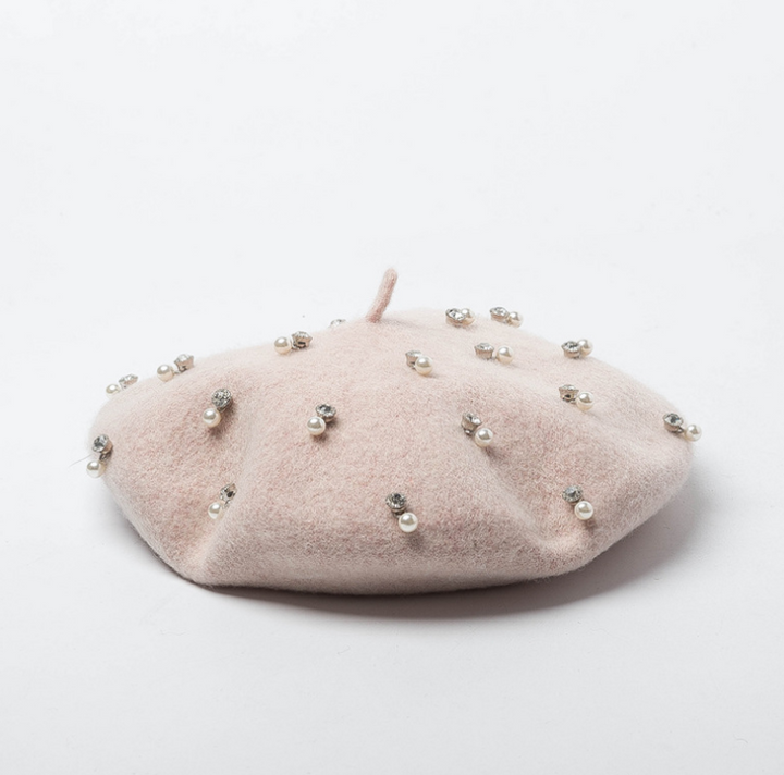 Beret with Pearls
