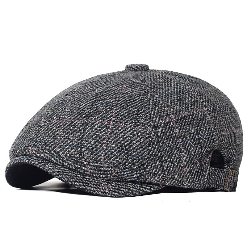 Gray Gavroche Beret