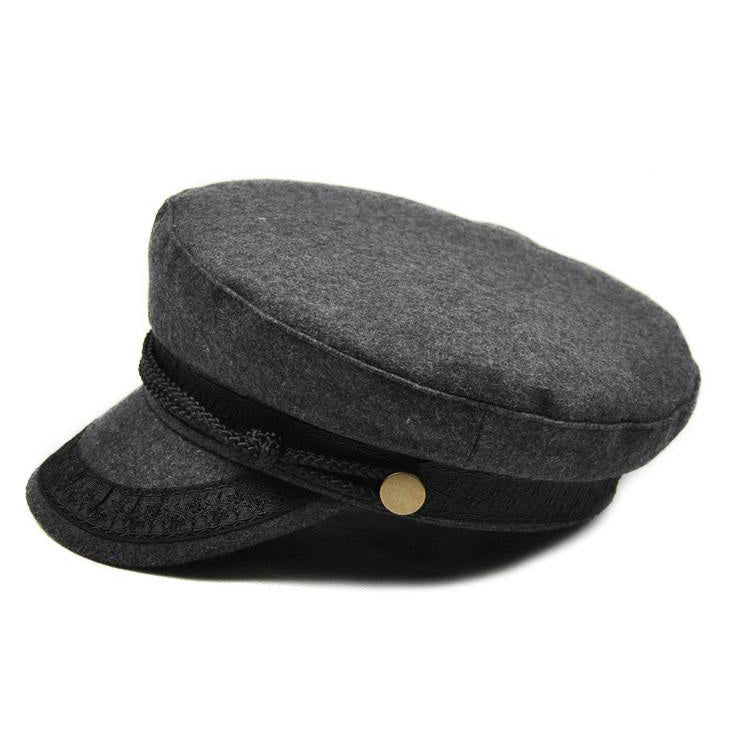 Men's Grey Military Beret