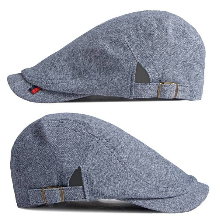 Blue Grey beret cap