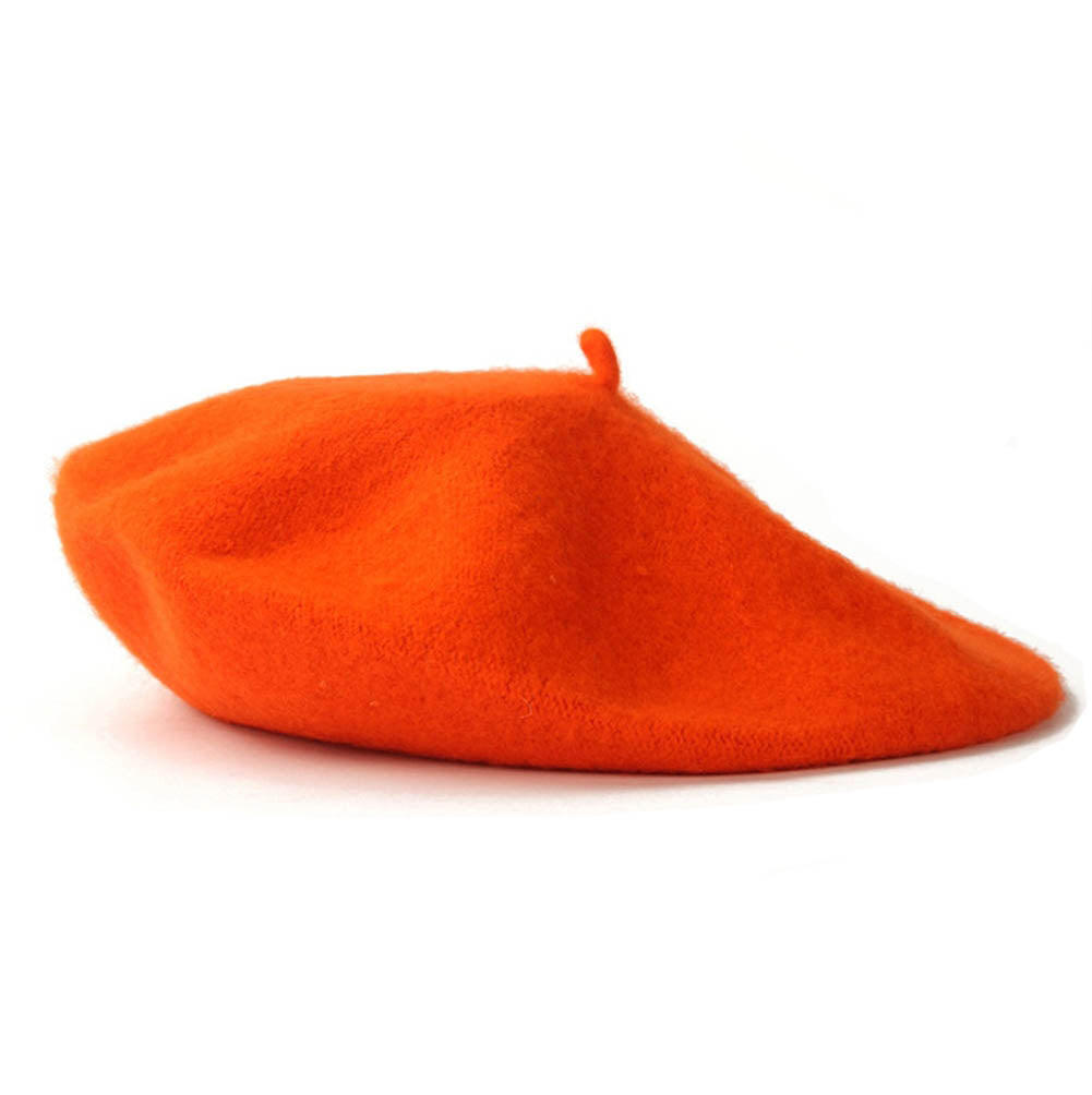 Orange Basque Beret