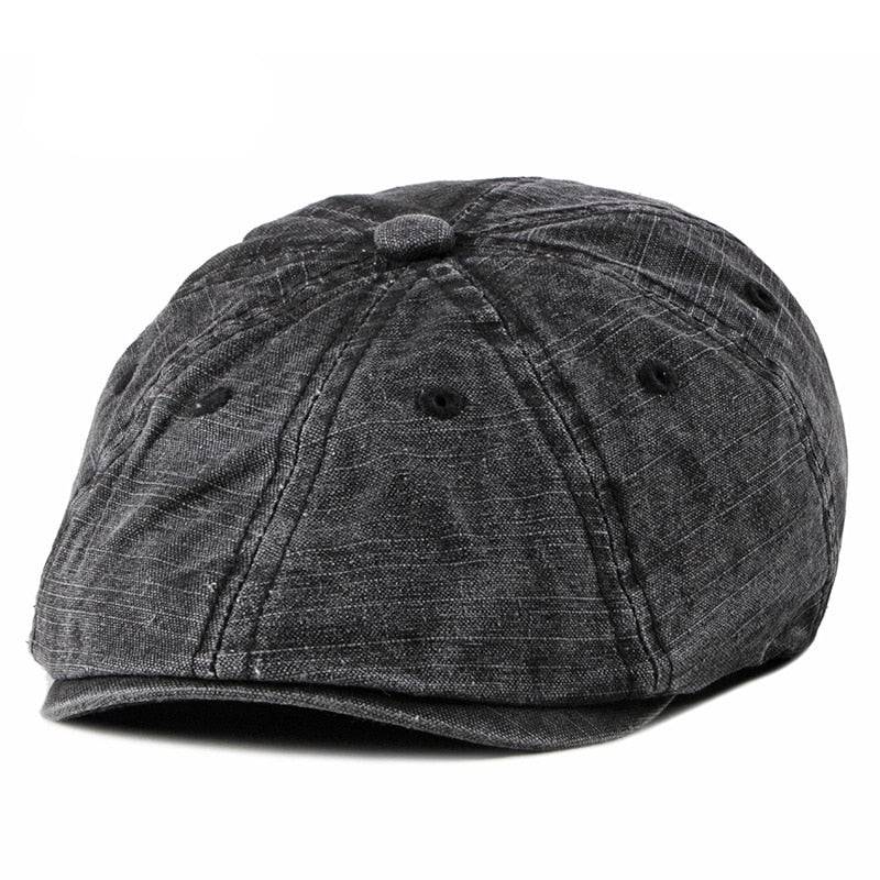 Denim Beret Cap