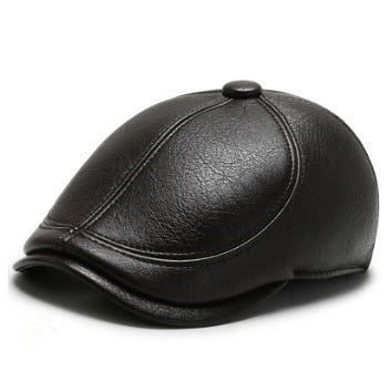 Leather beret