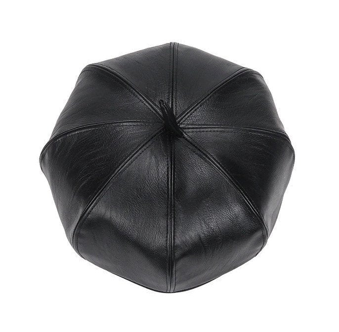 Women's Leather Beret