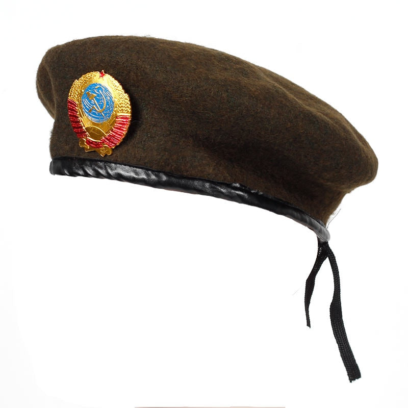 Brown Military Beret