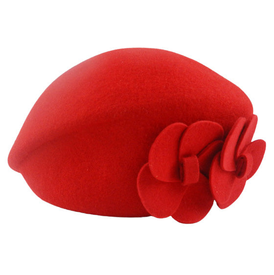 Beret With Flower