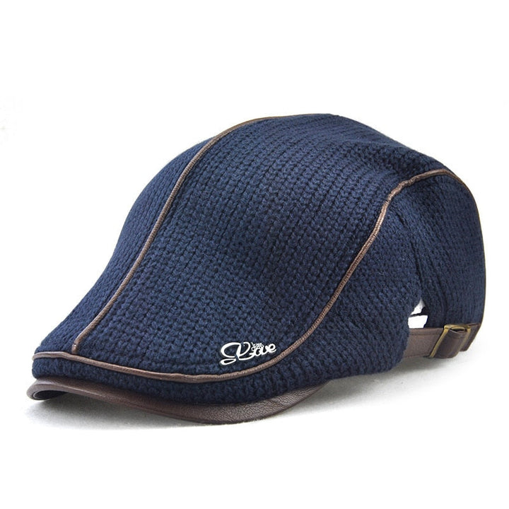 Navy Blue Beret for Men