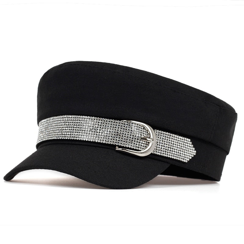 Women's Black Beret Cap