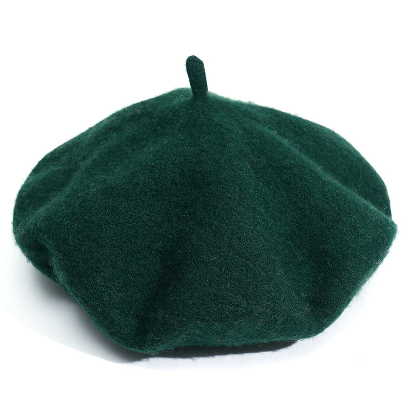 Green Basque Beret