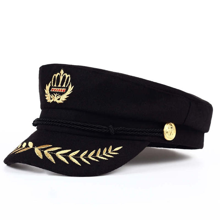 Military Beret Cap Black