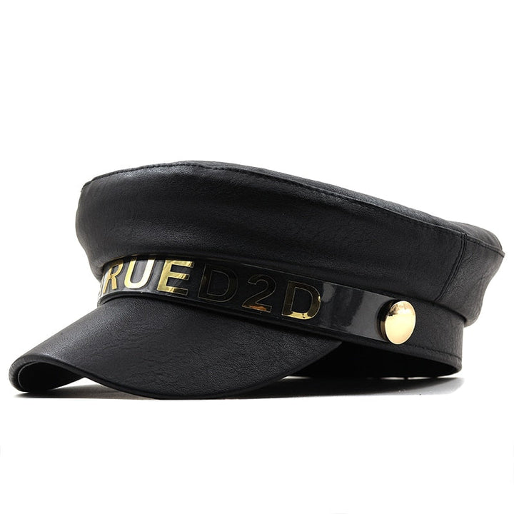 Black Military Style Beret 