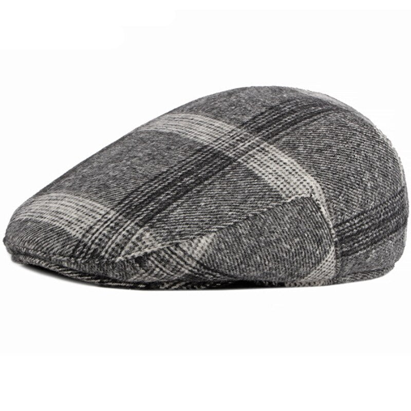 Checkered Beret Hat