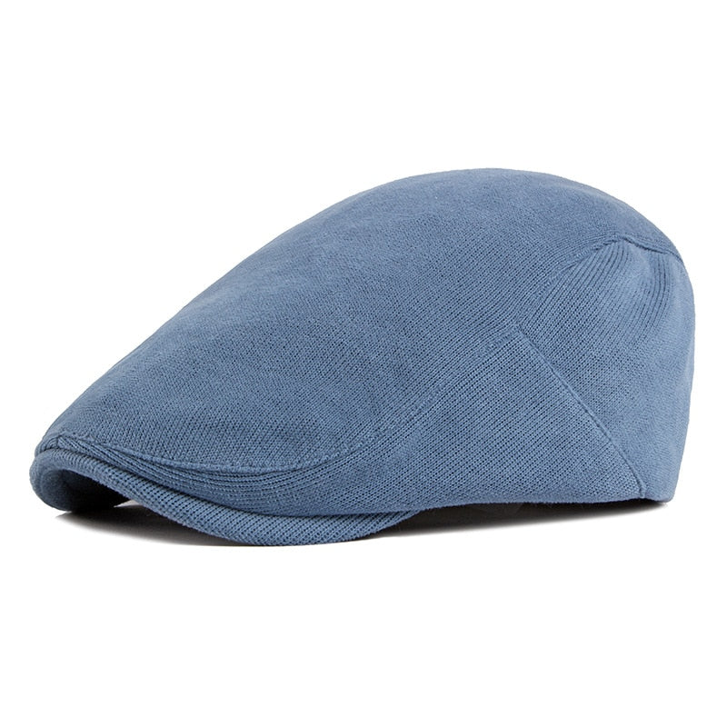 Light Blue Beret Cap