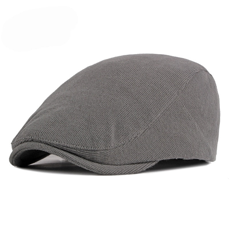 Gray Flat Cap