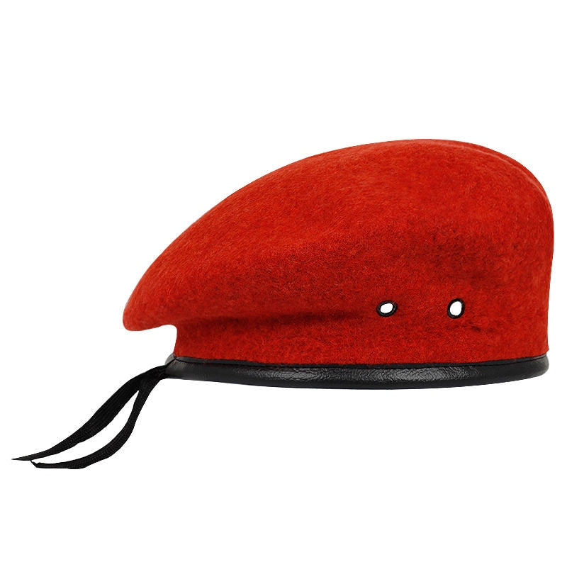 Red Military Beret