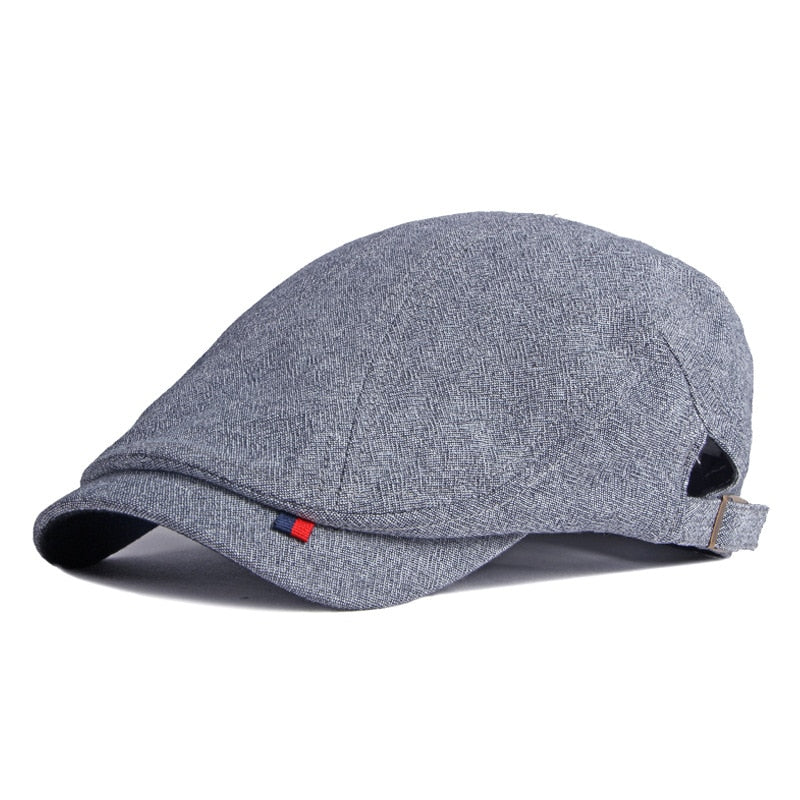 Blue Grey beret cap