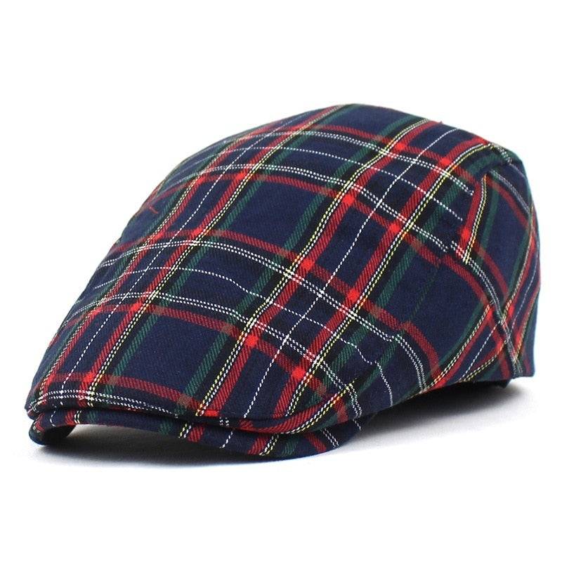 Blue Vintage Beret Cap