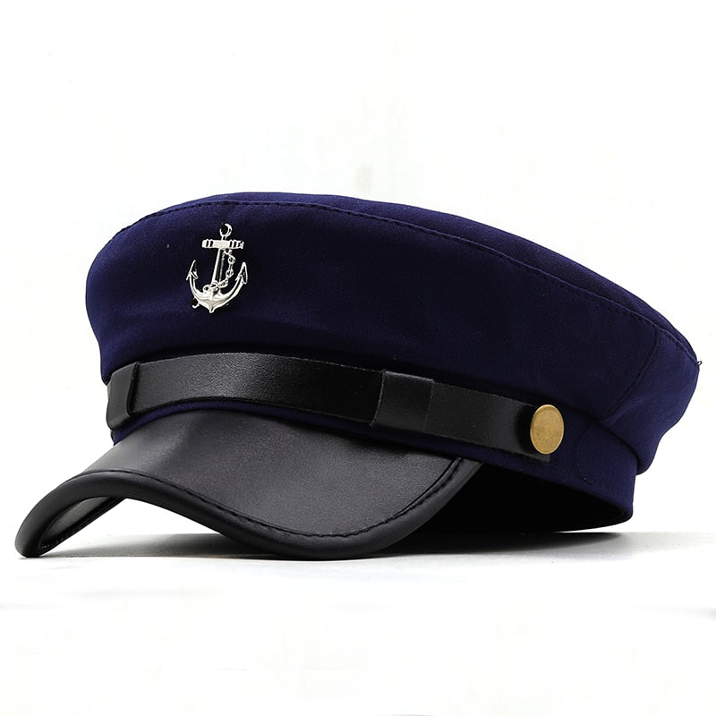 Blue Military Beret