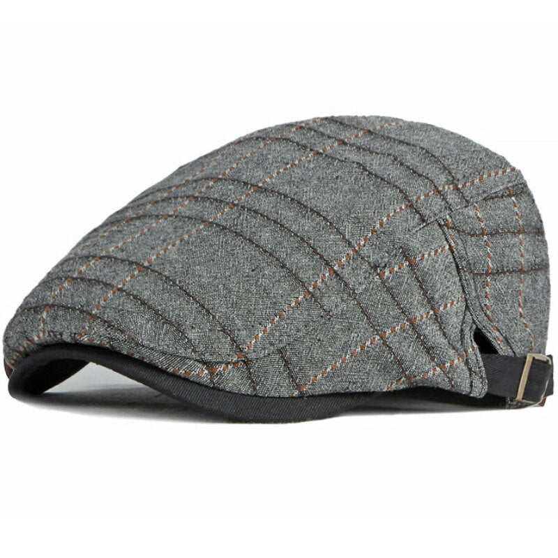 Men's Beret Cap Gray
