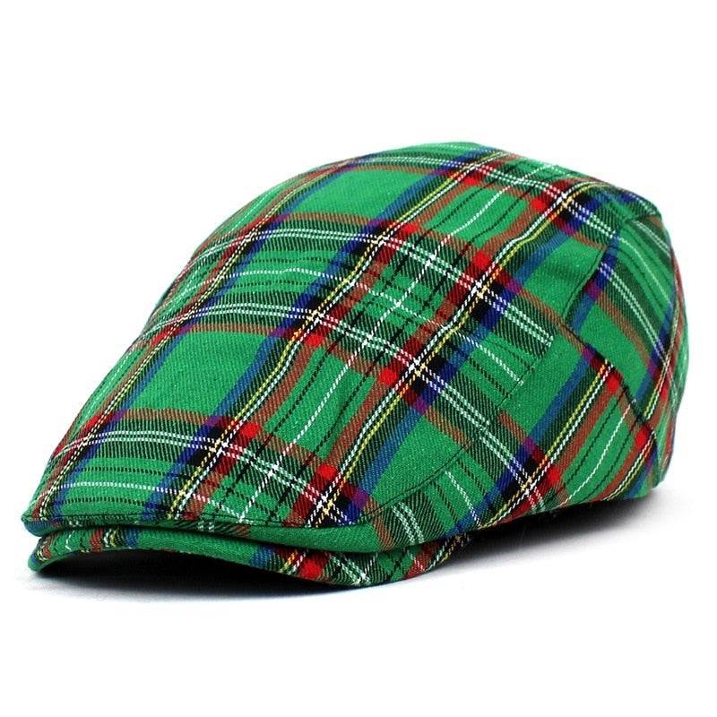 Green Vintage Beret Cap