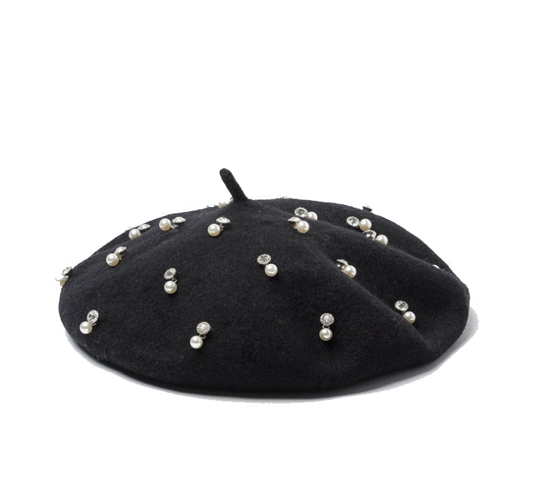 Beret with Pearls