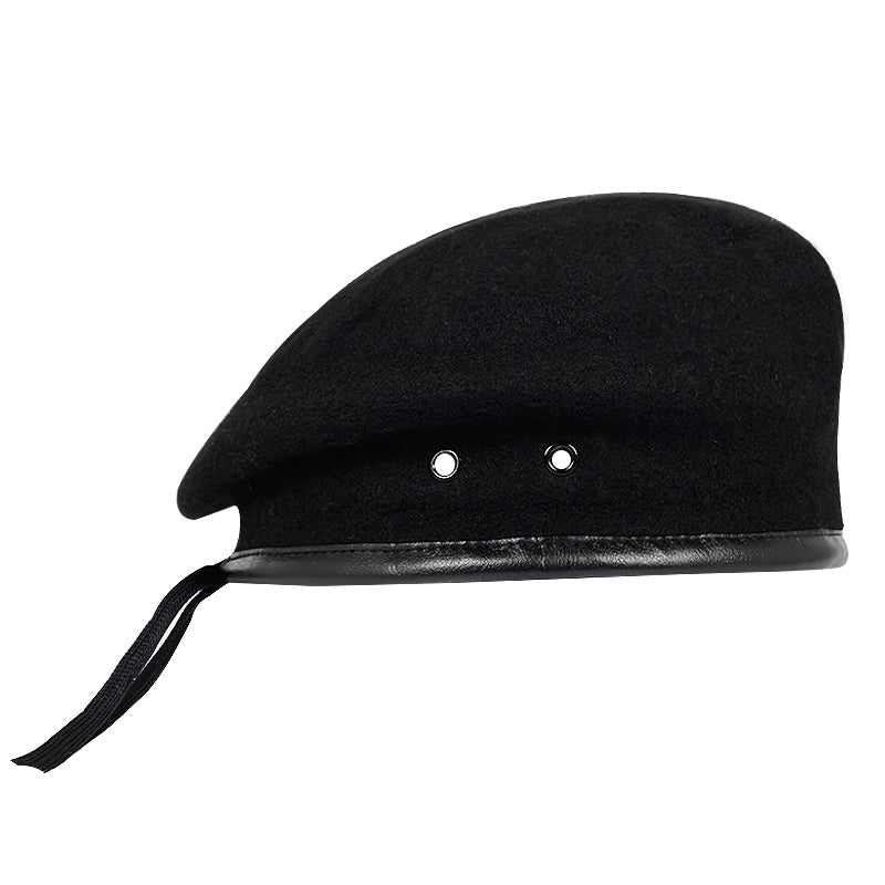 Black Mens Beret